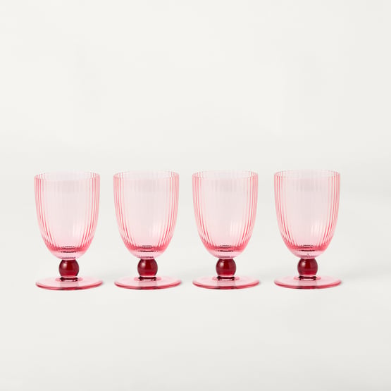 Jewel Pink Tumbler Glass Pack of 4