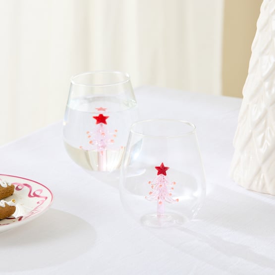 Pink Tree Tumbler Pack of 2
