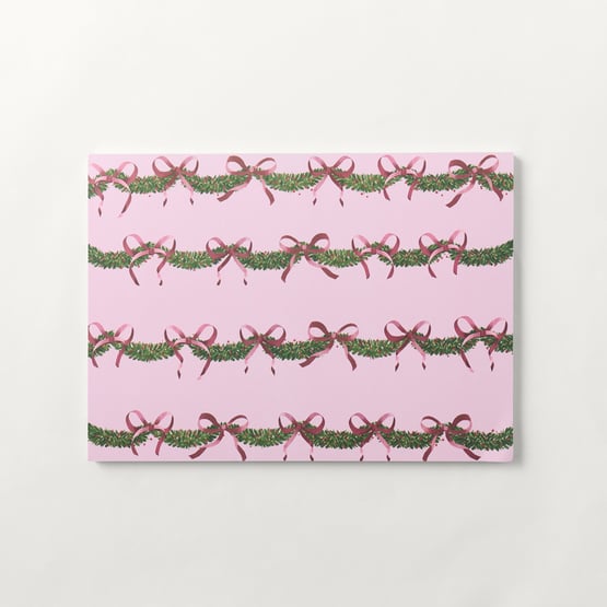 Bow & Bright Green Paper Placemat Pack of 50