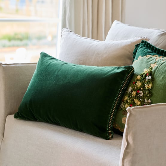 Zara Green Cushion