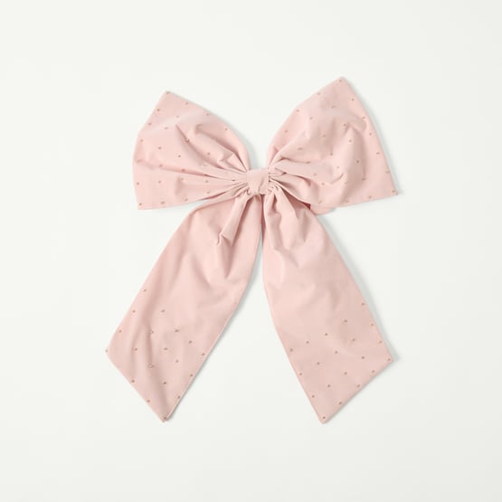 Bow & Bright Pink Bow Decoration