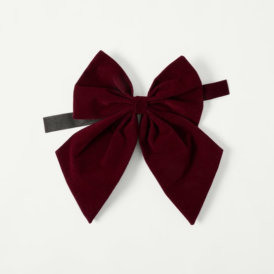 Bow & Bright Burgundy Bow Decoration