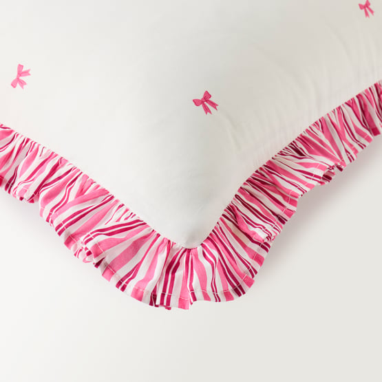 Sweet Christmas White Text Pillowcase 