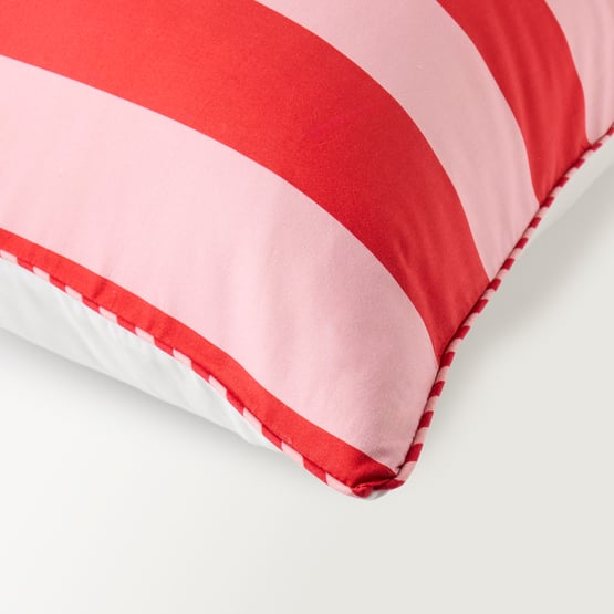 Tis The Sea-son Pink & Red Text Pillowcase