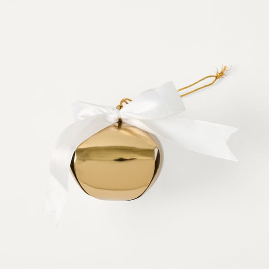 Luxe Gold Jingle Bell Ornament