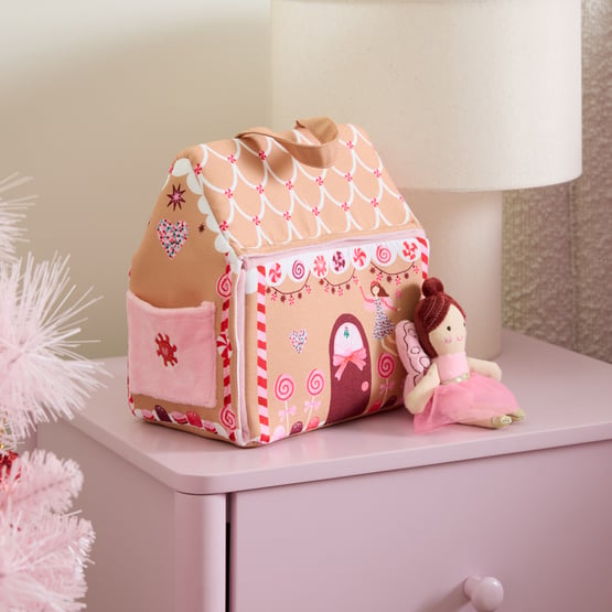 Gingerbread Fairy House Brown Soft Toy