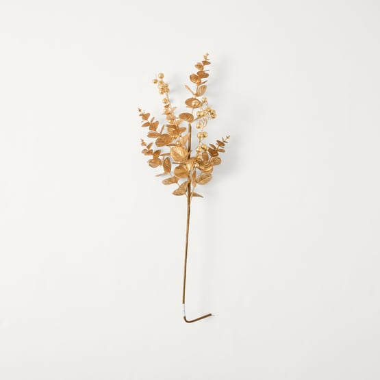 Eucalyptus & Berry Gold Festive Stem Pack of 3