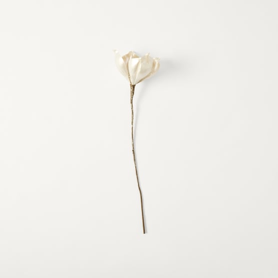Magnolia White Festive Stem Spray