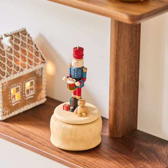 Christmas Village Multi Christmas Nutcracker Music Box