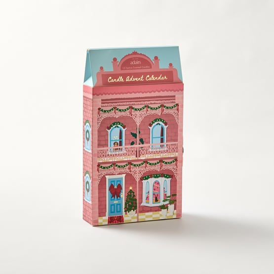 Christmas Village Multi 12 Candle Advent Calendar