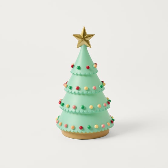 Kids Christmas Tree Mint Night Light