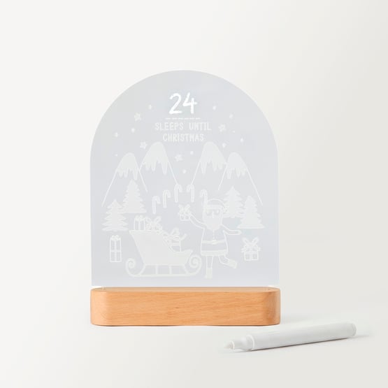 Kids Christmas Cheer Clear Countdown Light