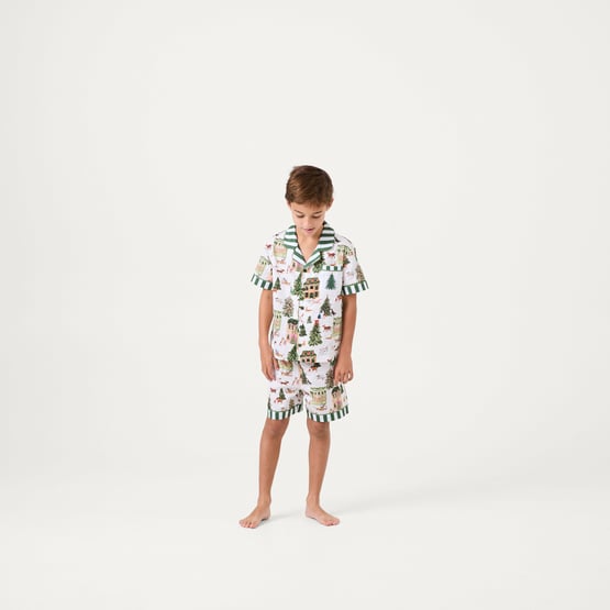 Kids Christmas Village Pyjama Set