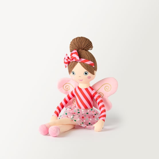 Sugar & Spice Christmas Pink & Red Soft Toy