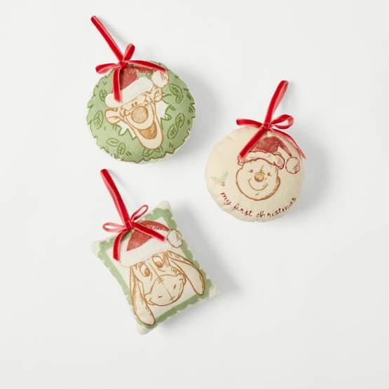 Disney Winnie the Pooh Festive Multi Tree Decorations