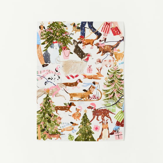 Christmas Village Christmas Dog Multi Puzzle