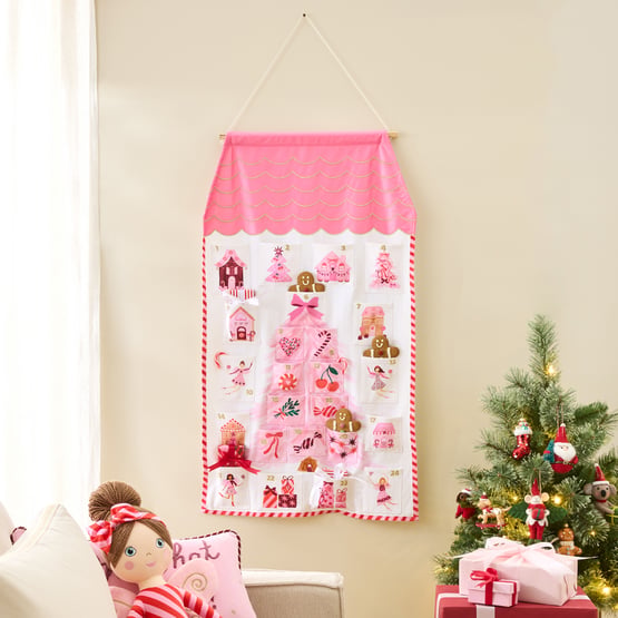 Kids Sugar & Spice Christmas Pink Advent Calendar