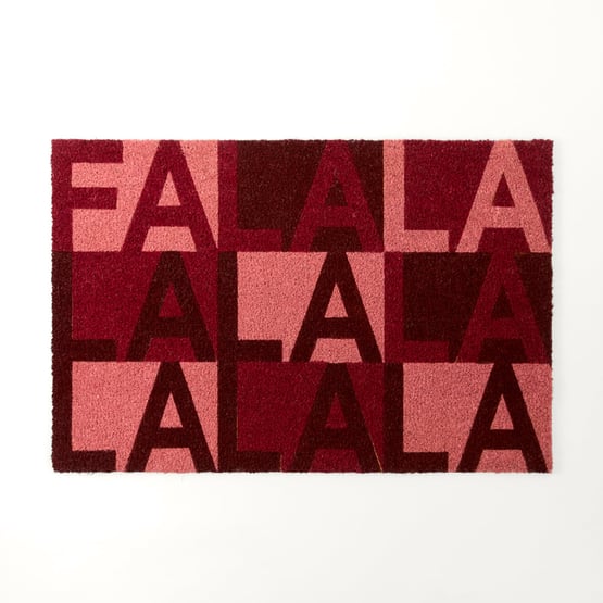 Falala Pink Coir Doormat
