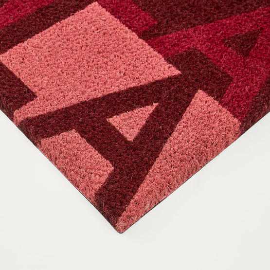 Falala Pink Coir Doormat