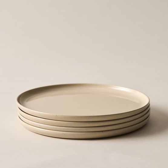 Marion Natural Dinner Plates Pack of 4