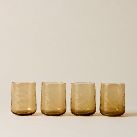 Allegra Amber Tumbler Pack of 4
