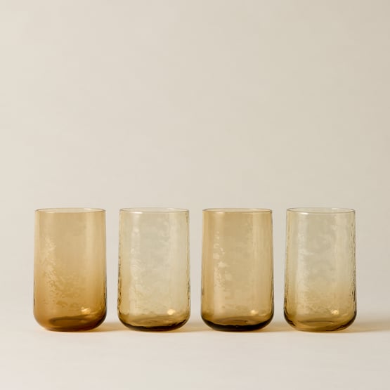 Allegra Amber Highball Pack of 4