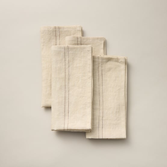 Amara Natural Linen Napkins Pack of 4