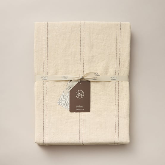 Amara Natural Linen Tablecloth