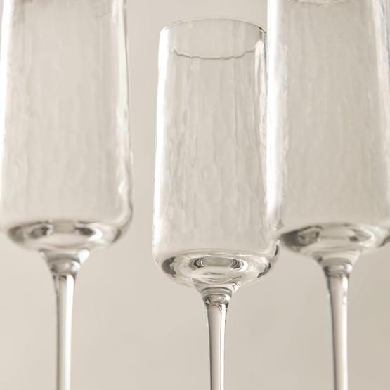 Allegra Clear Flute Pack of 4