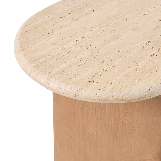 Travertine Chestnut Console