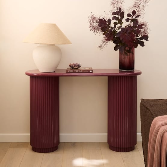Harper High Gloss Plum Console