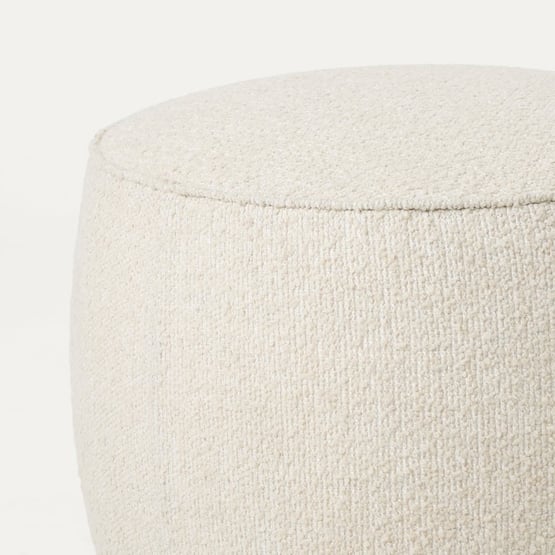 Norway Beige Two Tone Ottoman