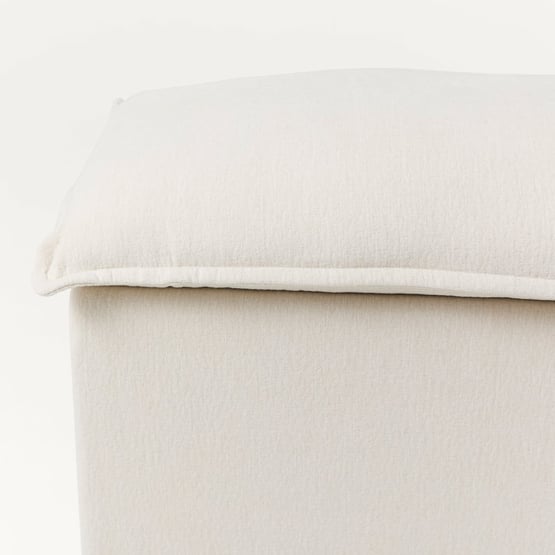 Pia Natural Linen Pillow Blanket Box 