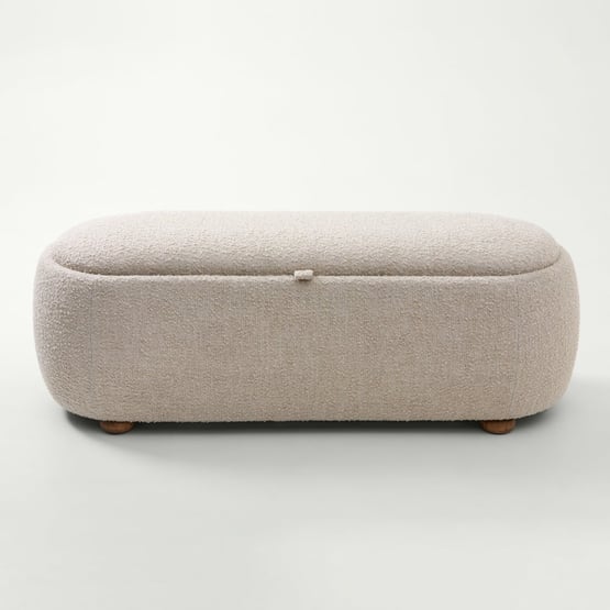 Bella Boucle Almond Pill Blanket Box