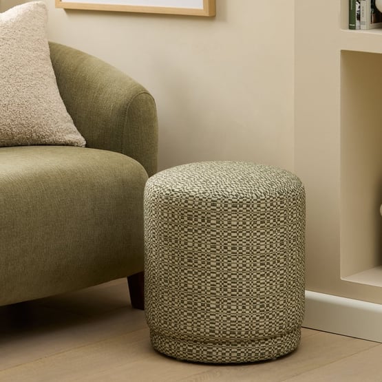 Remi Forest Mosaic Ottoman 