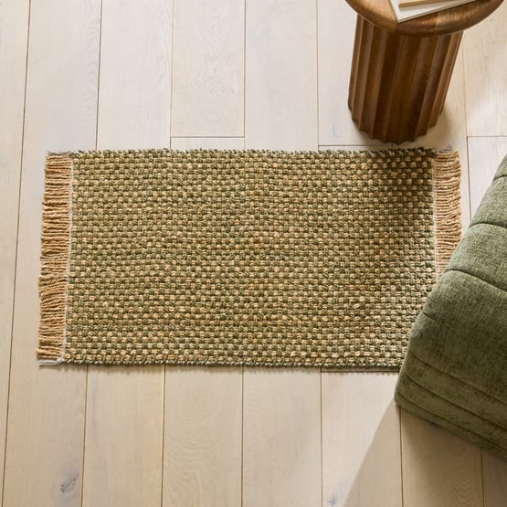 Campus Olive Handwoven Jute Indoor Mat