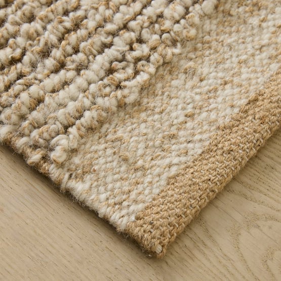Cruz Ivory Handwoven Wool & Jute Rug 