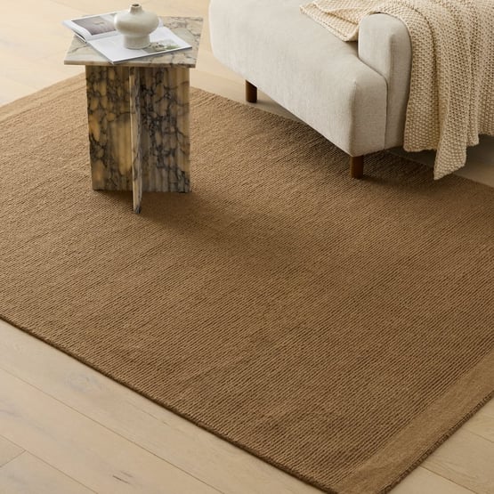 Finn Hand Loomed Hazelnut Wool Rug