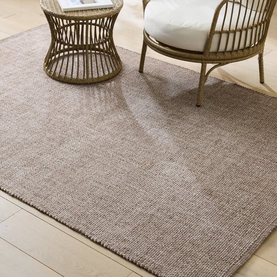 Mesa Chocolate Woven Recycled PET Indoor Outdoor Rug