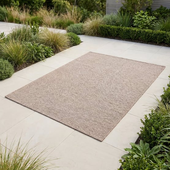 Mesa Chocolate Woven Recycled PET Indoor Outdoor Rug