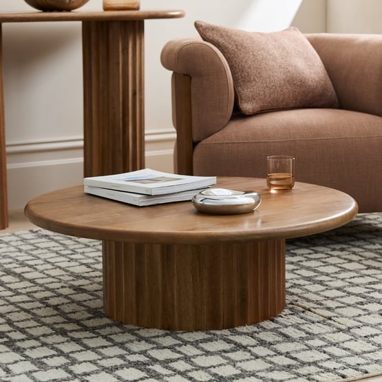 Reed Walnut Coffee Table