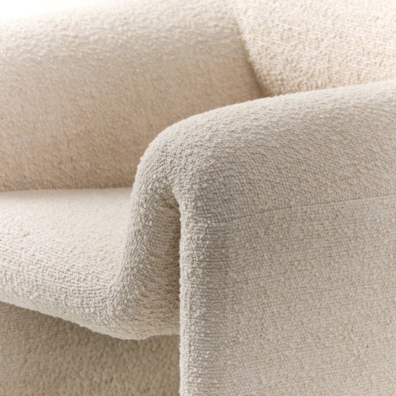 Cleo Almond Boucle Armchair