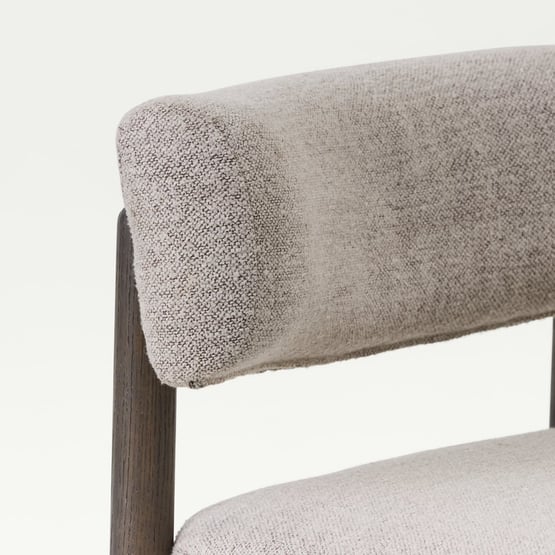 Henri Beige Boucle 1 Seater Chair