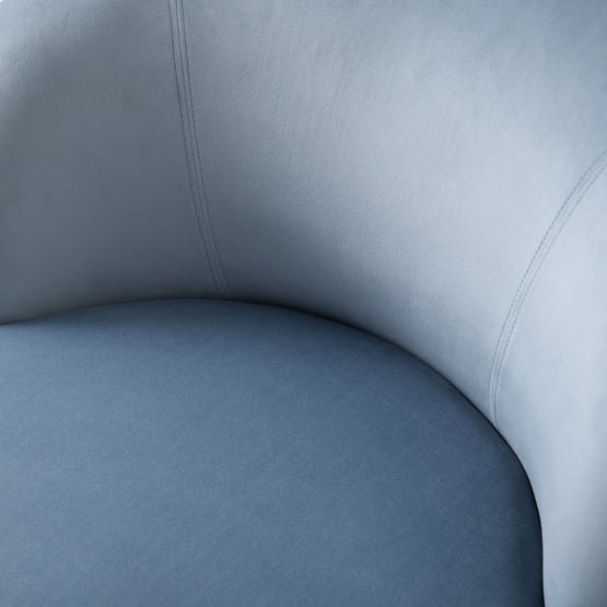 Bonnie Aurora Velvet Swivel Chair