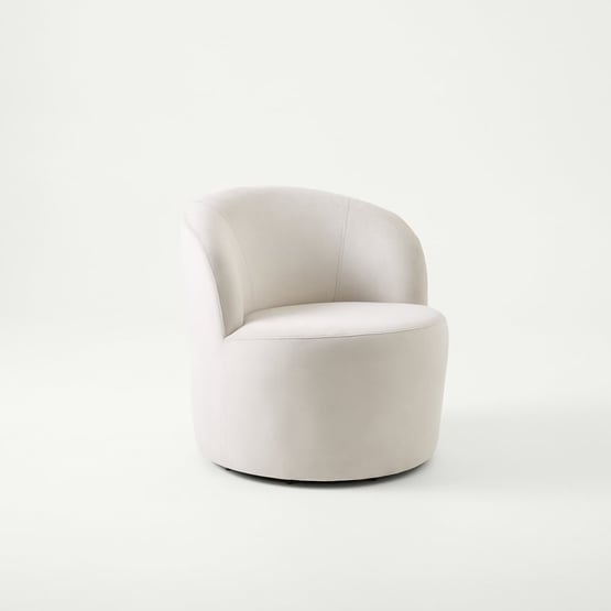 Bonnie Birch Velvet Swivel Chair