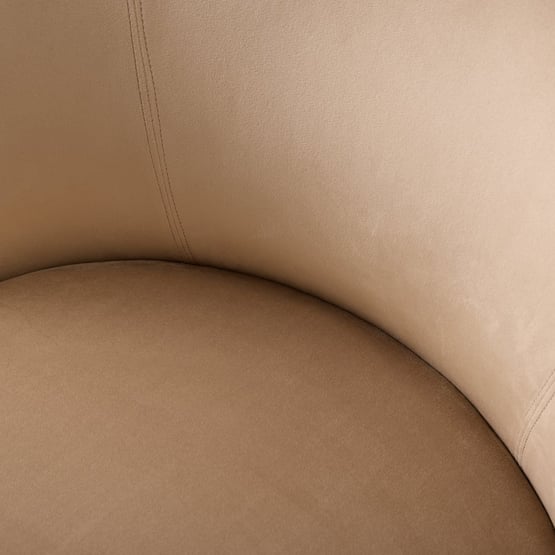 Bonnie Mushroom Velvet Swivel Chair