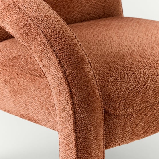 Archie Terracotta Occasional Chair