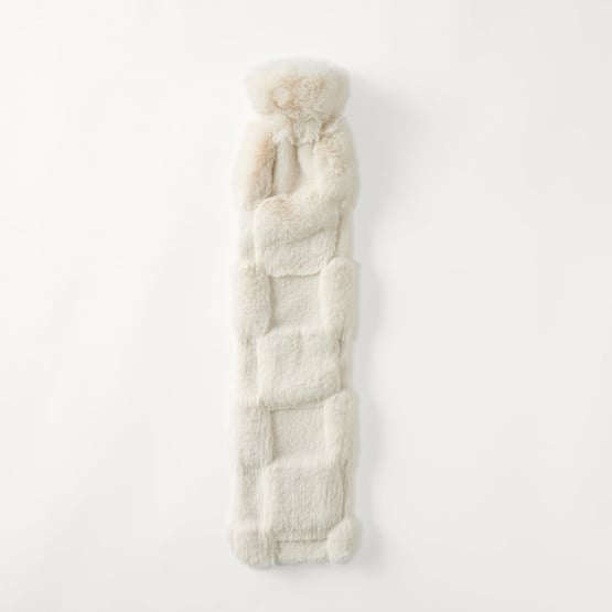 Clea Natural Recycled Fur Long Hot Water Bottle 