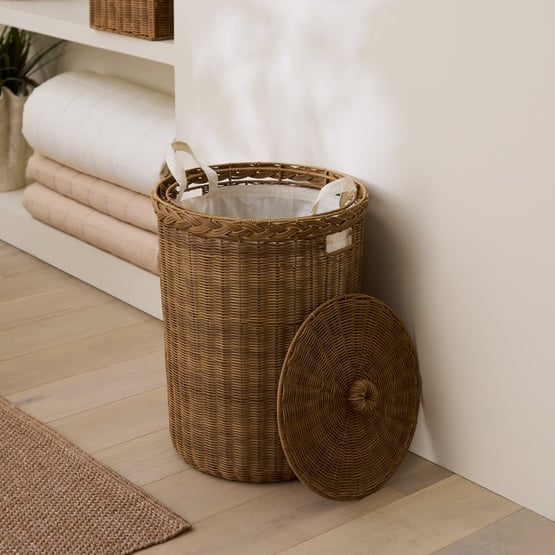 Anglesea Natural Laundry Basket
