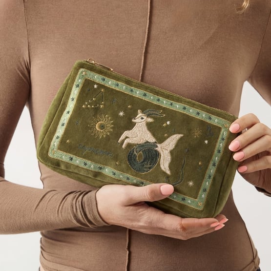 Zodiac Capricorn Glam Bag